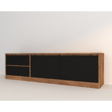 Комод  BLACK ТВ 180*37*50 (000003)
