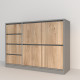 Комод GRAY 124*37*90 (0000018)