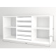 Комод WHITE  180*50*90 (0000034)