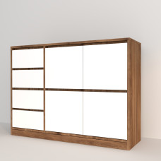 Комод  WHITE 124*37*90 (000006)