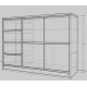 Комод  WHITE 124*37*90 (000005)