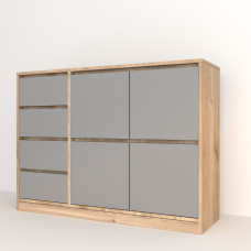 Комод GREY 124*37*90 (0000027)