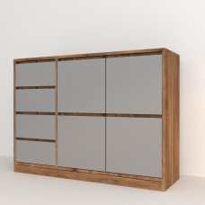 Комод GREY 124*37*90 (0000028)