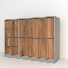 Комод GREY 124*37*90 (0000029)