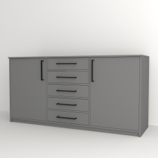 Комод з ручками GREY 180*50*90 (0000041)