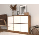 Комод  WHITE 124*37*90 (000006)