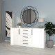 Комод з ручками WHITE 180*50*90 (0000044)