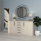 Комод з ручками WHITE 180*50*90 (0000046)