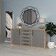 Комод з ручками GREY 180*50*90 (0000039)