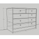 Комод BLACK MAXI 105*48*78 (0000013)