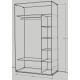 Шафа-купе DABL  MINI 149*60*250 (0000088)