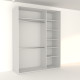Шафа-купе WHITE 180*60*230 (0000097)