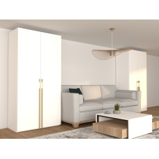 Шафа розпашна DUO WHITE 120*60*240 (0000076)
