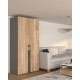 Шафа розпашна DUO GRAY 120*60*240 (0000075)