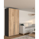 Шафа розпашна DUO BLACK 120*60*240 (0000074)